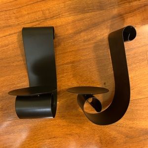 Wall candle holders